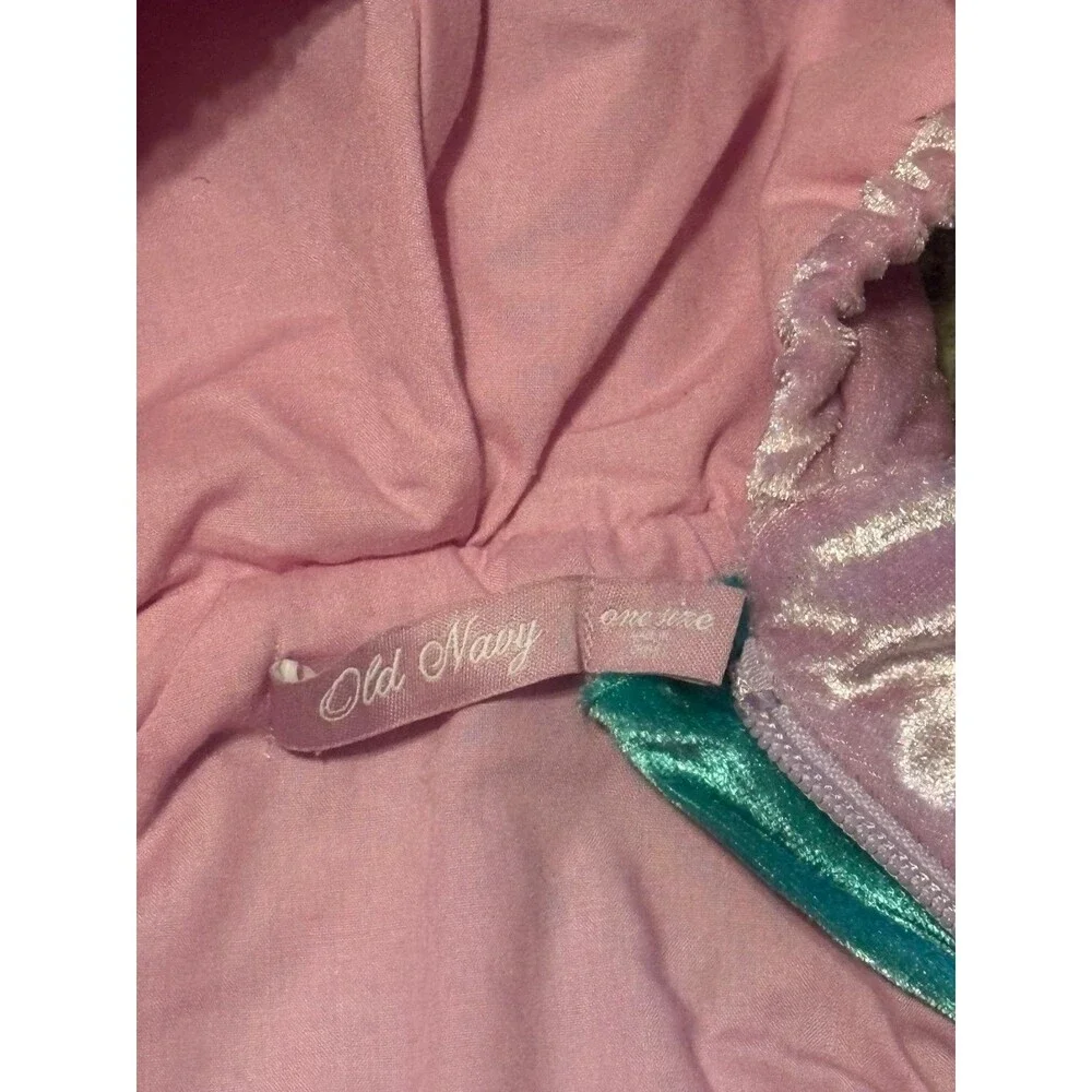 Old Navy vintage Soft Mermaid Costume One Piece Sack Infant One Size